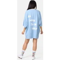 Worldclassca T-Shirt Worldclassca Oversized Print T-Shirt lang Tee Sommer Oberteil NEU