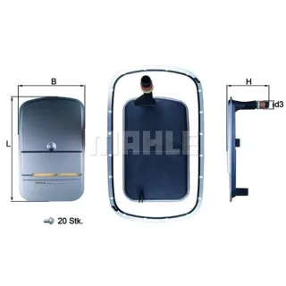 Mahle Hydraulikfilter f?r Automatik BMW 3er 5er X3 X5 Z3 Opel Omega Senator