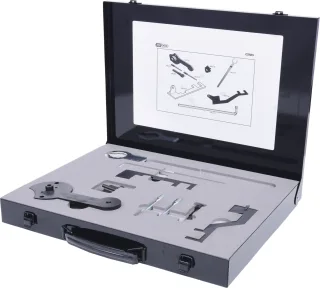 KS Tools Motoreinstell-Werkzeug-Satz für VAG, 9-tlg, Audi, Seat, Škoda, Volkswagen - 400.2140