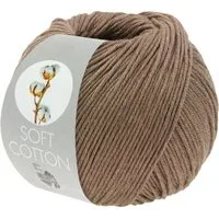 LANA GROSSA Soft Cotton Häkelwolle, 140 m