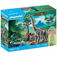 Playmobil® 71819 Dinos Brachiosaurus-Begegnung mit Luftkissenboot Konstruktions-Spielset
