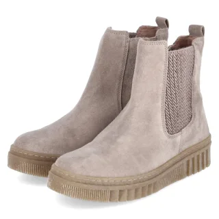 Gabor Chelsea Boots - Gr. 37 - Grau - Rauleder