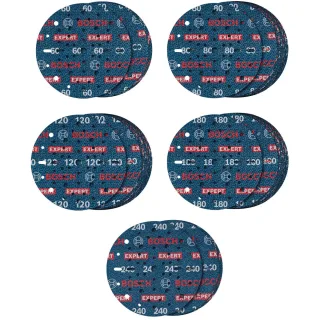 Bosch EXPERT O780 Folienschleifscheiben 150 mm, 55-teiliges Set - 2608902470