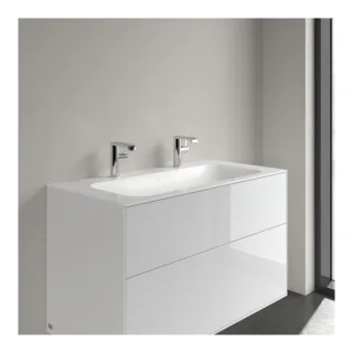 Villeroy und Boch Finion Möbelwaschtisch 4164A1RW 1000 x 500 x 160 mm, ohne Überlauf, Stone White CeramicPlus