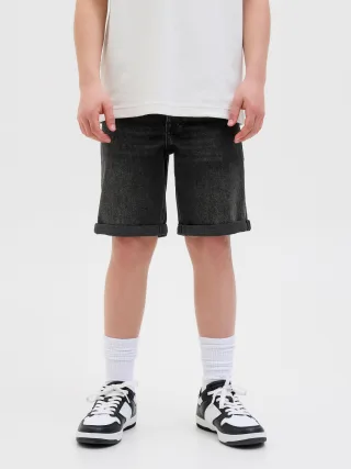 Jack & Jones Junior Shorts "JJIRICK bequem mit mittlerer Taille für Jungen" unifarben, modisch, regular fit, Web