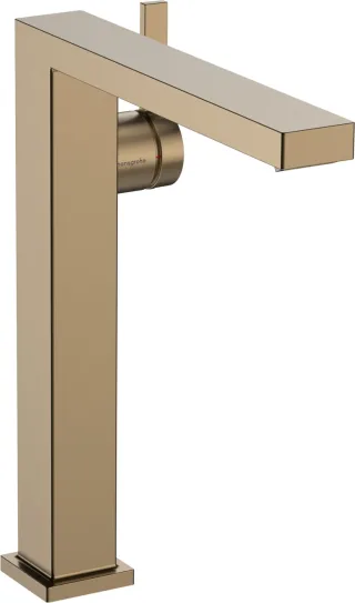 Hansgrohe Waschtischarmatur Tecturis E 240 Fine CoolStart mit Push-Open Ablaufgarnitur, brushed bron 73073140