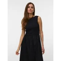 Vero Moda Maxikleid VMVIDA SL 7/8 DRESS WVN NOOS Baumwollmischung