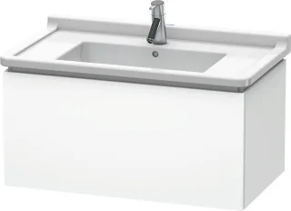 Duravit L-Cube Waschtischunterbau wandhängend Weiß Matt 820x469x408 mm - LC616501818 LC616501818