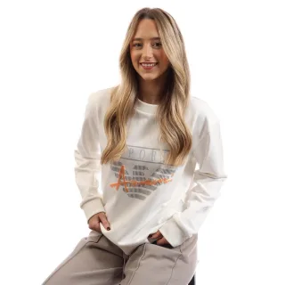 Emporio Armani - "EA7" Sweatshirt für Damen, Baumwolle (Weiß)