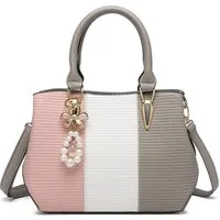 Miss Lulu Henkeltasche Handtasche Damen Mittelgroß Tasche Multicolor Elegant Henkeltasche (1-tlg)