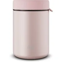Alfi Thermobehälter ISO FOOD MUG, Thermobehälter für Essen, spülmaschinenfest, Edelstahl, Kunststoff, Silikon, (1-tlg), 0,35l, 5h heiß & 10h kalt, dicht & auslaufsicher, mit Göffel