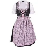Ramona Lippert Dirndl Katy 3 teiliges Trachtenkleid grau rose mit Bluse