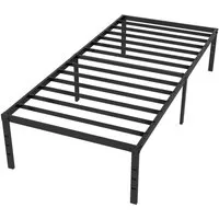 FIVMEN Bettgestell Metallbett aus Metall Gästebett Bettrahmen Jugendbett, Metallbett für Schlafzimmer Gästezimmer Doppelbett/Einzelbett