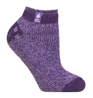 Wärmehalter - Ladies Non Slip Thermal Ankle Slipper Socks with Grips
