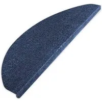 Karat Stufenmatte Denver, Treppenmatte, 5 Farben & 2 Größen, Halbrund, Höhe: 4.4 mm, Günstiger Stufenschutz