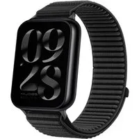 Wigento Smartwatch-Armband Nylon für Xiaomi Smart Band 10 Pro / 9 Pro / 8 Pro Klettverschluss, Klettverschluss, verstellbare Länge