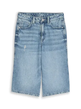 tom tailor kids - Jeans Shorts used light stone blue denim - Gr. - 140