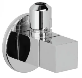 Herzbach Living Eckventil 1/2", eckige Ausführung chrom , 11.954780.2.01 11.954780.2.01