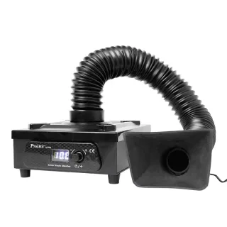 Pro'sKit SS-596G Solder Smoke Absorber Desktop Smoke Purifier DC12V 15W 90 L/Min 10-100 Digital Fan Speed LED Display 3-