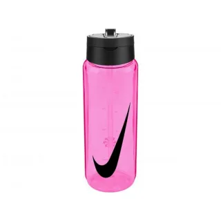 Nike - "Renew Recharge" Strohflasche, Trinkhalm, 700ml (Pink/Schwarz)