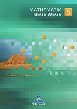 Mathematik Neue Wege SI - Ausgabe 2007 für Nordrhein-Westfalen und Schleswig-Holstein: Arbeitsbuch 5 [Gebundene Ausgabe] [2005] Lergenmüller Arno Schmidt Günter