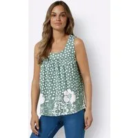 Sieh an! Shirttop Shirttop Ärmellos