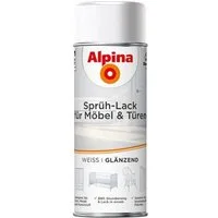 Alpina Sprühlack Sprühlack Möbel & Türen weiß 400 ml glänzend