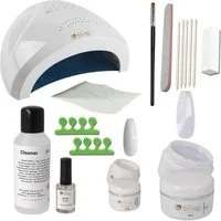 Sun Garden Nails Nagellack-Set Starterset Happy Feet - UV Gel Set für Fußmodellagen