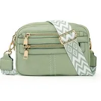 TAN.TOMI Schultertasche Umhängetasche Damen Mittelgroß tasche mit Weich Breiter Gurt, Damen Handtasche mit Verstellbarer Schulterriemen