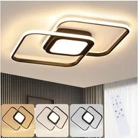 ZMH LED Deckenleuchte Dimmbar Modern - 48W Schlafzimmerlampe mit Fernbedienung, LED fest integriert, 3000-6500k, Metall für Wohnzimmer Kinderzimmer Küche Esszimmer