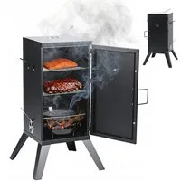 relaxdays Smoker Räucherofen für Fleisch & Fisch