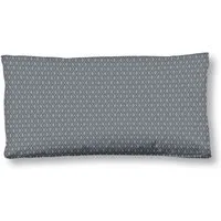 Descanso Kissenbezug Kissenbezug 40x80 cm Mako Satin Olinga Mandalas und Blumen grau, (1 Stück), 1 x Kissenbezug HIP 1* 40x80 cm grau