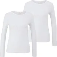 s.Oliver Longsleeve Longsleeve (2-tlg) langarm, Rundhals-Ausschnitt, 2er Pack