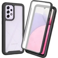 betterfon Handyhülle für Samsung Galaxy A53 5G TPU Case mit 360° Rundumschutz Displayschutz, 360 Grad Hülle mit Displayschutz und Fingerprint