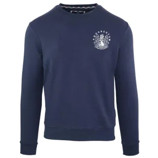 Aquascutum Aldis Brustlogo Navy Sweatshirt