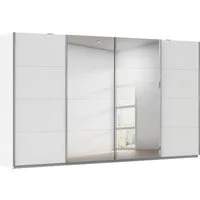 rauch Schwebetürenschrank Kleiderschrank Schrank Garderobe Wäscheschrank Ankleide SYNCRONO (Mitteltüren öffnen parallel, Breiten 271/316/361 cm Höhen 211/230 cm) Mitteltüren mit praktischer Synchron-Öffnung MADE IN GERMANY