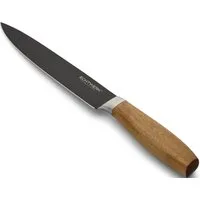 ECHTWERK Fleischmesser Classic, aus hochwertigem Stahl, Akazienholzgriff, Black-Edition, 20 cm