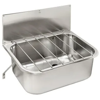 KWC Aquarotter Mehrzweckbecken, SIRIUS, Edelstahl, 660x500x460 mm, Klapprost und Spritzwand, 2000103 2000103647