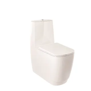 KLUDI-RESA S Spiralflush-UNI-Trap WC versteckte Befestigung weiß glänzend 27WCB0143