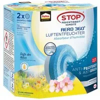Pattex Luftentfeuchter-Nachfüllpack Nachfülltabs Wildblume, Set, bestehend aus 2x 450 g Tabs, für AERO 360°, auch universell einsetzbar