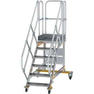 Munk Plattformtreppe 45° fahrbar Stufenbreite 600 mm - 600766