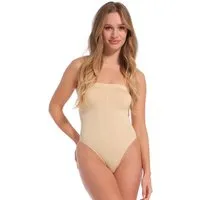MAGIC Bodyfashion Shaping-Body Bandeau Thong Body Silikonrand an der Oberseite verhindert das Ausrollen