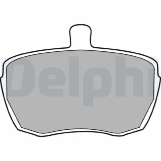 Delphi Bremsbel?ge vorne Ford Iveco Land Rover Mazda