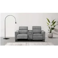 OTTO home 2-Sitzer LUND Cord, Relaxfunktion, TV-Sessel, manuell/elektrisch (USB-A), m. elektrischer o. manueller Relaxfunktion, Getränkehalter u. Staufach