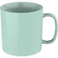 elasto Becher Tasse mit Henkel 300ml robuster Kaffeebecher Geschirr für zu Hause, Teetasse, Heißgetränke, Umweltfreundlich, Kaffeetasse, Trinkbecher