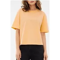 Johnny Urban T-Shirt Zoey Oversize Cropped T-Shirt Kurzes Tshirt mit Rundhalsausschnitt