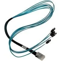 Adapterkabel 1x MiniSAS SFF-8087 > 4x SATA schwarz, 1 Meter