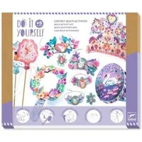 DJECO Kreativset DIY Box Nymphea mit 5 Bastelaktivitäten für Kinder ab 5 Jahren