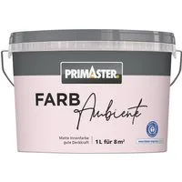 Primaster Wandfarbe Primaster Farbambiente Wandfarbe matt rose 1 L
