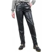 Maddox Lederhose MADDOX - Damen Lederhose Lammnappa schwarz